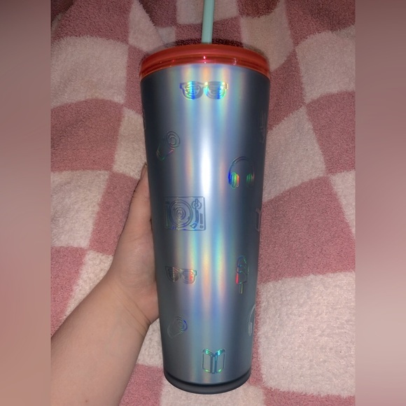 BNWT Starbucks Soft Touch Back to School Blue Tumbler 24OZ - Picture 2 of 4